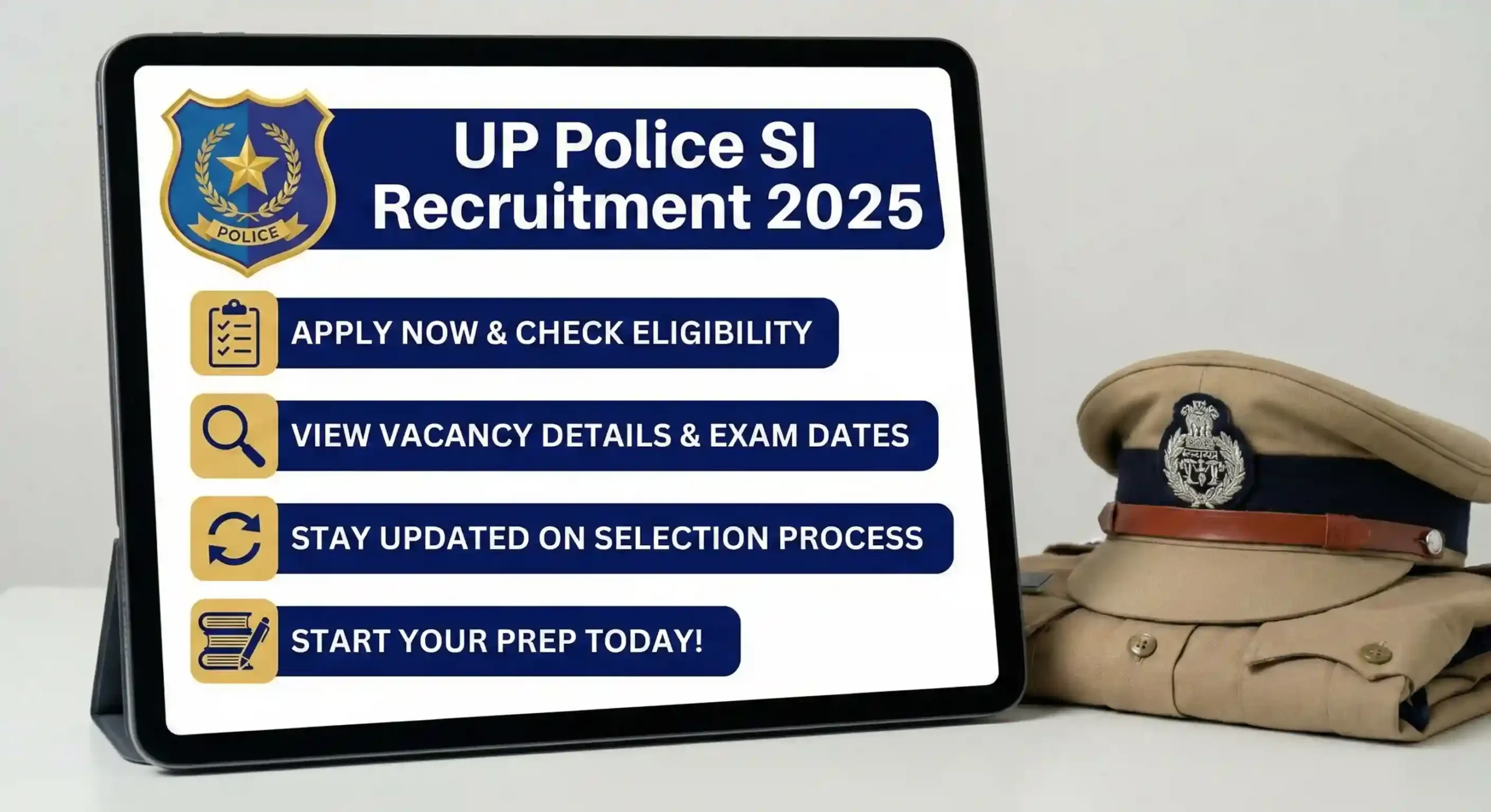up police si recruitment 2025