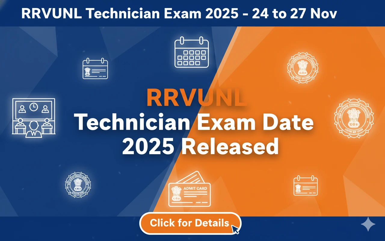 rrvunl-technician-exam-date-2025-released