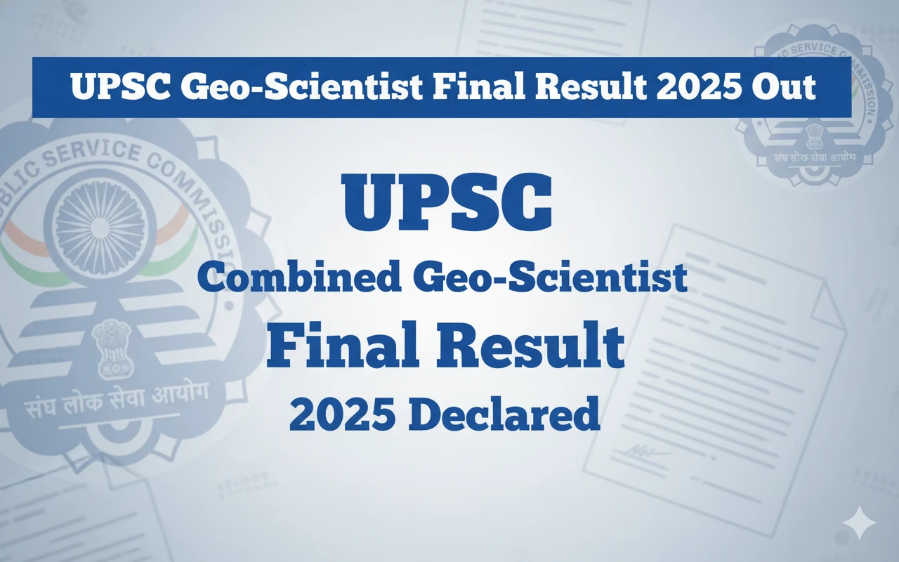 UPSC-Geo-Scientist-Pre-Admit-Card