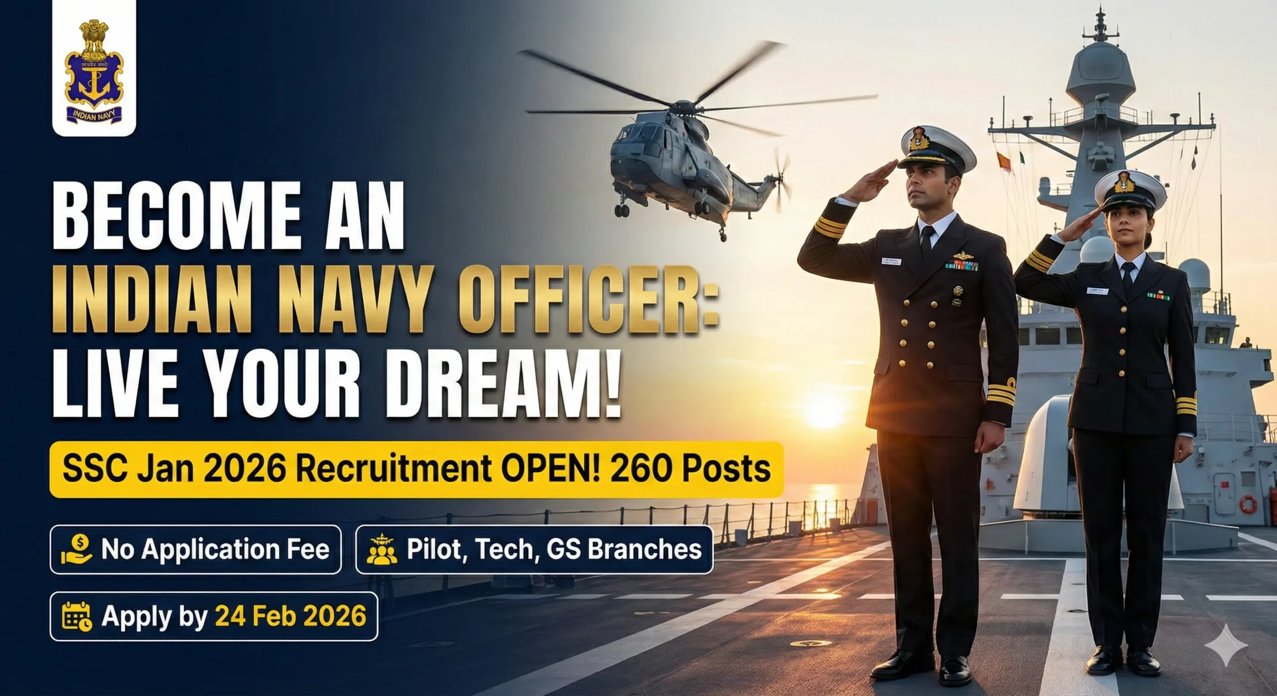 Indian Navy SSC Officer January Recruitment 2026