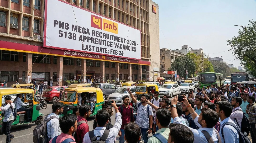 Punjab National Bank (PNB) Apprentice Recruitment 2026 Notification for 5138 Posts