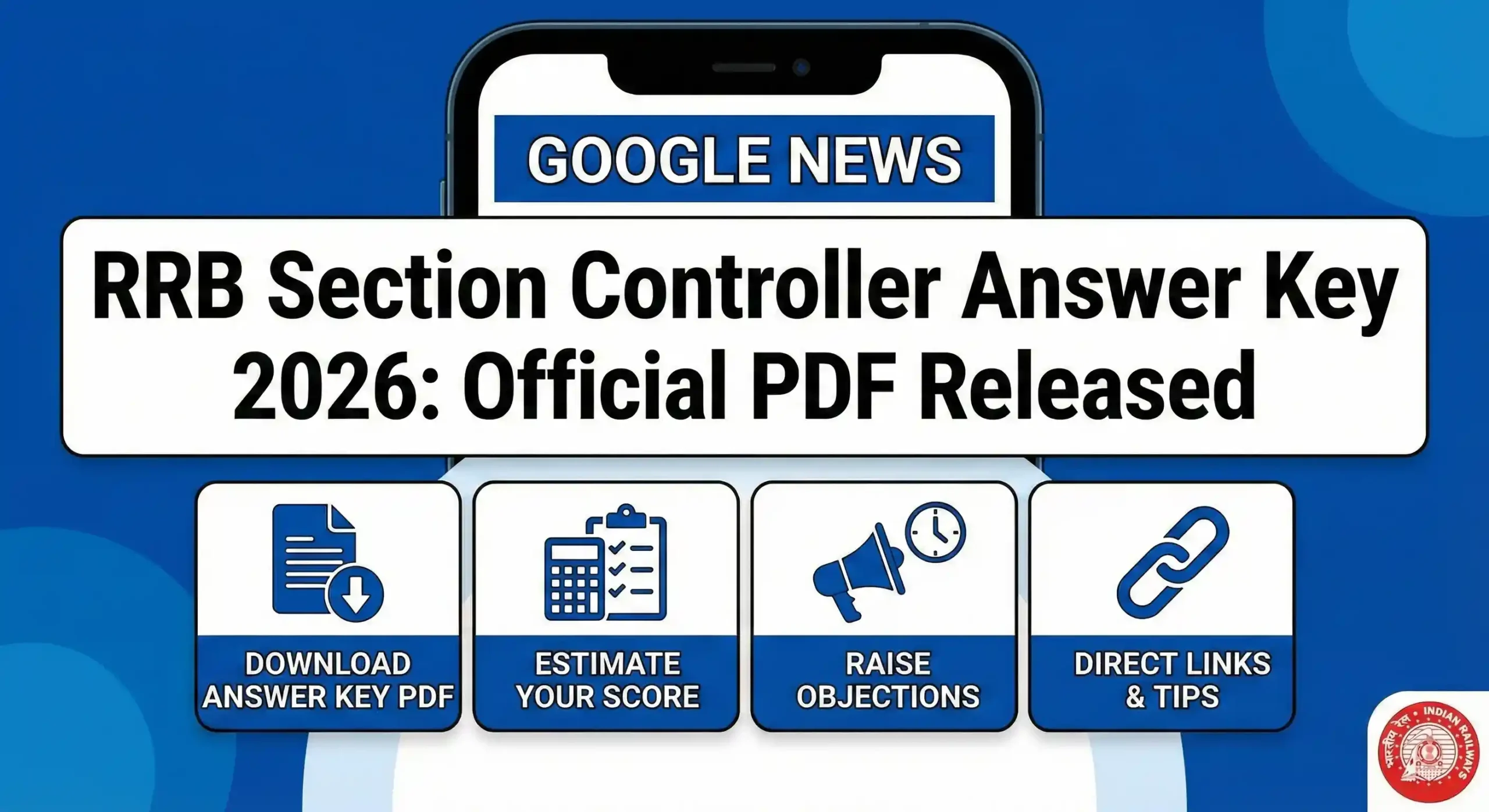 RRB Section Controller CBT Answer Key 2026 Download Portal