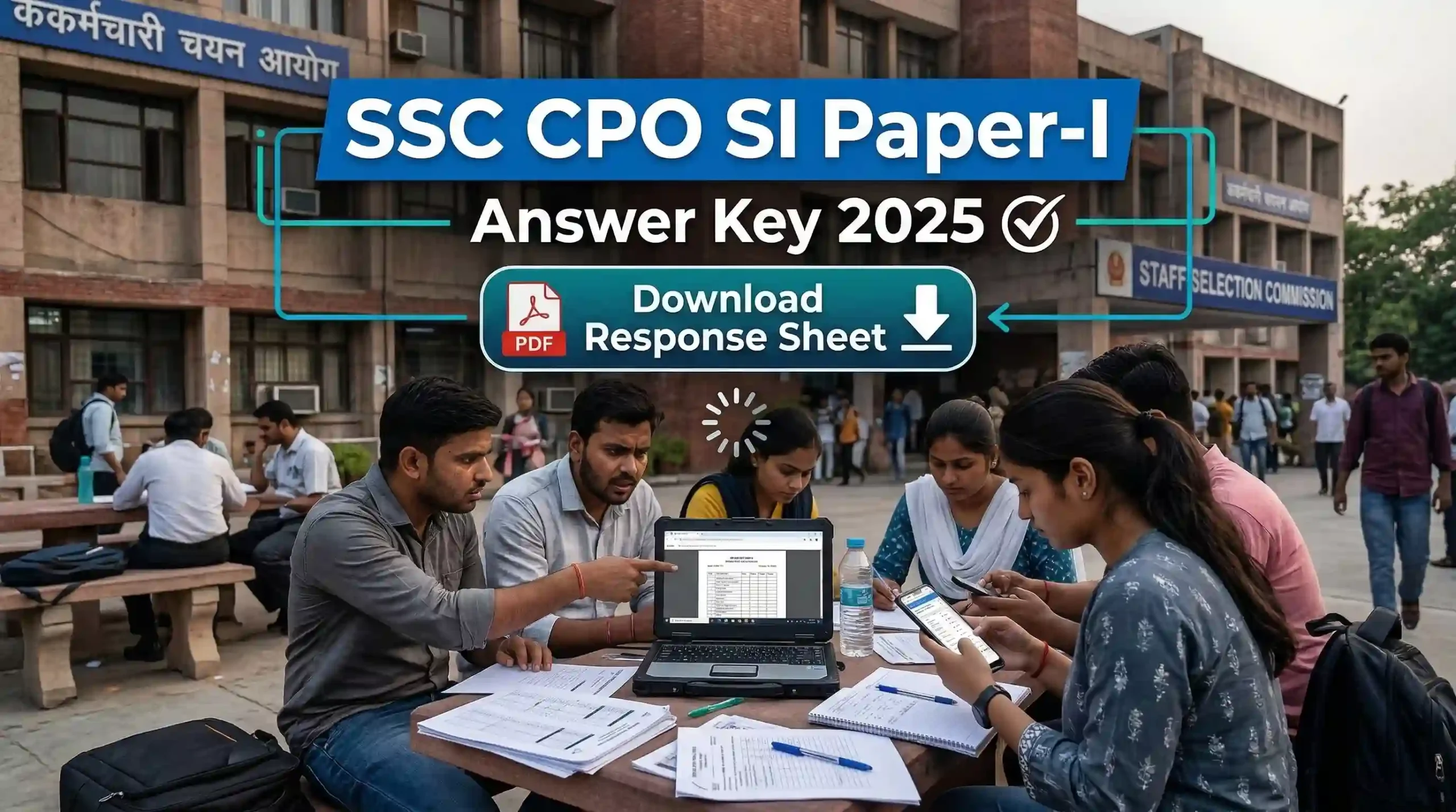 SSC CPO SI Paper-I Answer Key 2025